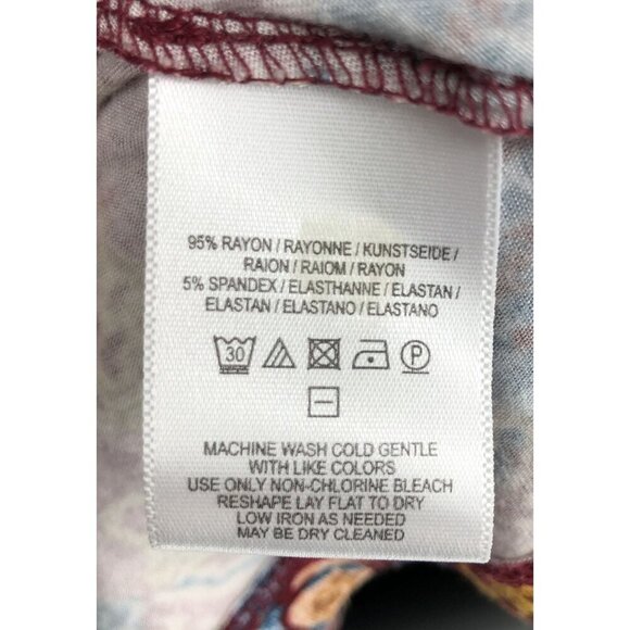 Maeve Anthropologie Sleeveless Multicolor Long Dress Womens L Boho Asymmetrical - Picture 5 of 7